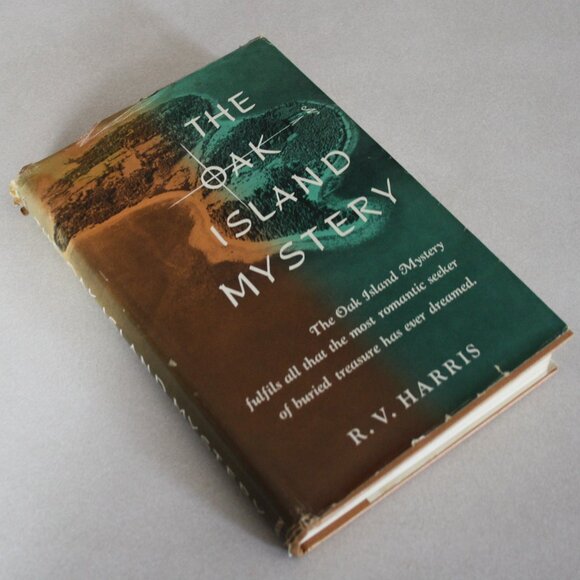 The Oak Island Mystery by R.V. Harris (1st Edition) - Picture 1 of 10